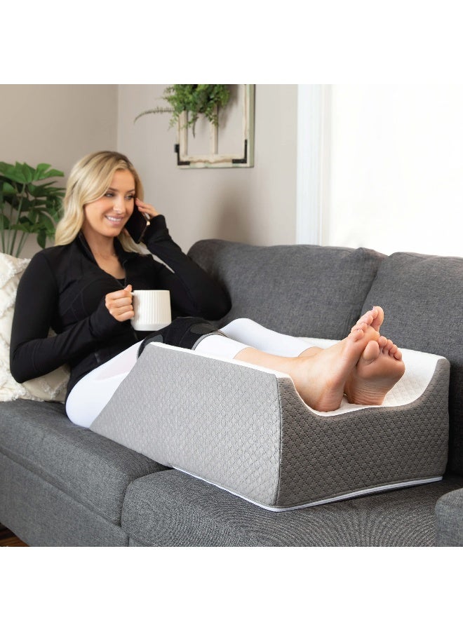 Kölbs Double Or Single Leg Elevation, Post Surgery Leg, Knee Wedge Pillow to Elevate Knee, Leg Rest for Bed, Foot Pillow for Bed (Double Leg) - Image 1